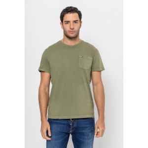 T-shirt Tommy Jeans λαδί