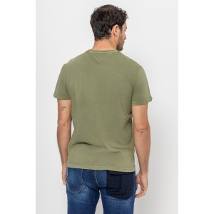 T-shirt Tommy Jeans λαδί