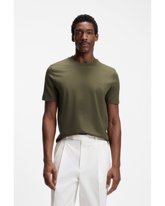 T-Shirt Boss λαδί ΚΟΝΤΟΜΑΝΙΚΕΣ