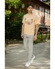 T-shirt Jack n Jones σομόν ΚΟΝΤΟΜΑΝΙΚΕΣ