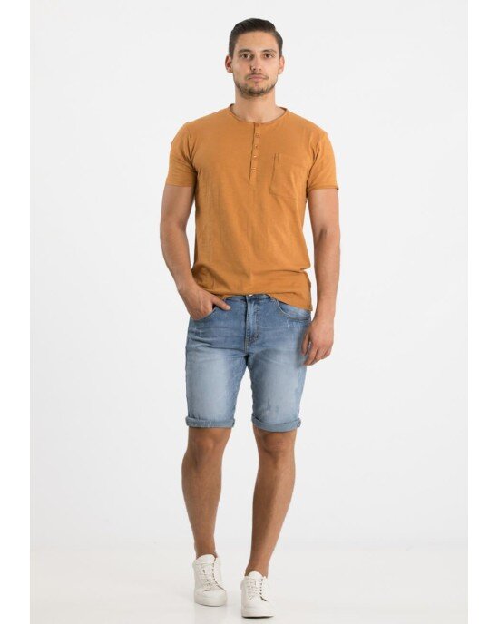 T-shirt σε μουσταρδί απόχρωση