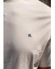 T-shirt Karl Lagerfeld εκρού ΚΟΝΤΟΜΑΝΙΚΕΣ