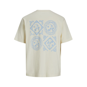 T-shirt Jack n Jones εκρού T-shirt Jack n Jones εκρού