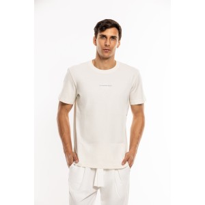 T-Shirt Calvin Klein εκρού