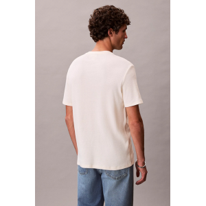 T-shirt Calvin Klein εκρού