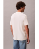T-shirt Calvin Klein εκρού ΚΟΝΤΟΜΑΝΙΚΕΣ