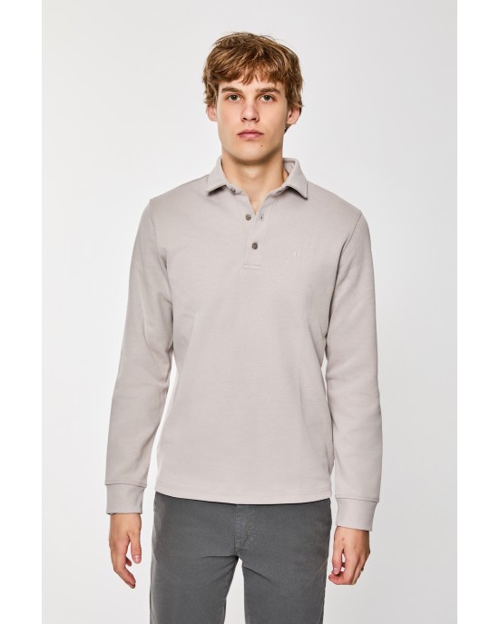 Μπλούζα Artisti Italiani μπεζ ΜΑΚΡΥΜΑΝΙΚΕΣ