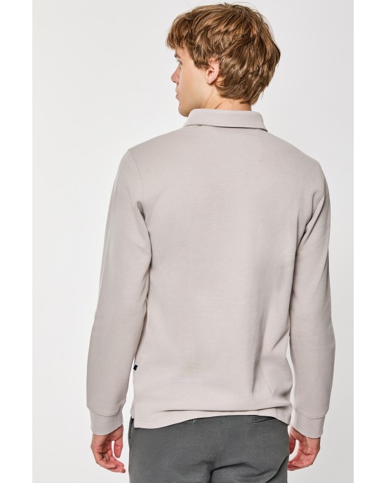 Μπλούζα Artisti Italiani μπεζ ΜΑΚΡΥΜΑΝΙΚΕΣ