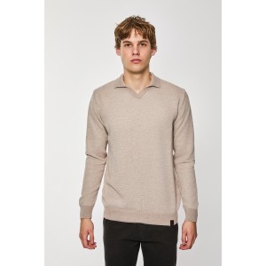 Μπλούζα πλεκτή Artisti Italiani μπεζ