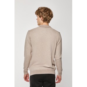 Μπλούζα πλεκτή Artisti Italiani μπεζ