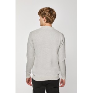 Μπλούζα πλεκτή Artisti Italiani γκρι ανοίχτο