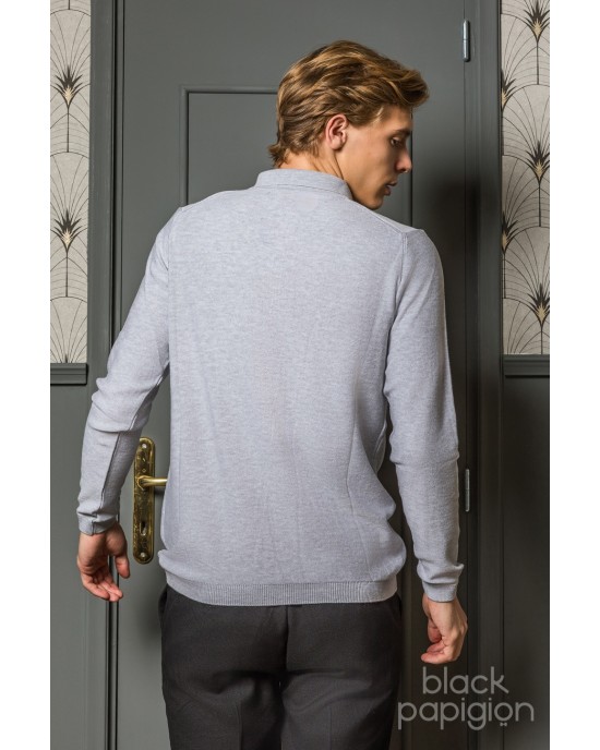 Μπλούζα πλεκτή Artisti Italiani γκρι ΠΛΕΚΤΕΣ