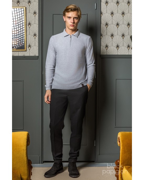 Μπλούζα πλεκτή Artisti Italiani γκρι ΠΛΕΚΤΕΣ