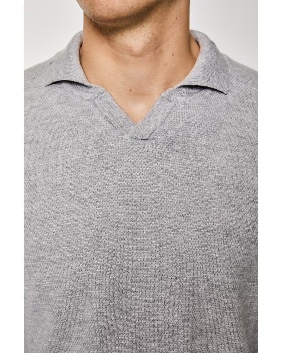 Μπλούζα πλεκτή Artisti Italiani γκρι ΠΛΕΚΤΕΣ