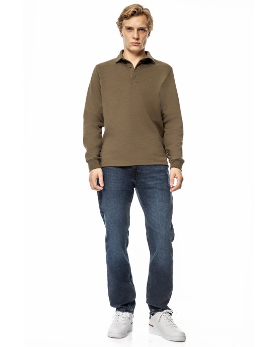 Μπλούζα Artisti Italiani χακί ΜΑΚΡΥΜΑΝΙΚΕΣ