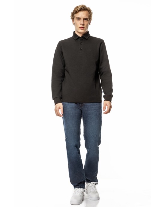 Μπλούζα Artisti Italiani μαύρο ΜΑΚΡΥΜΑΝΙΚΕΣ