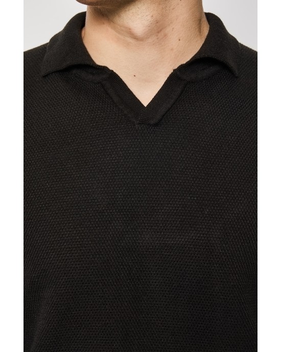 Μπλούζα πλεκτή Artisti Italiani μαύρο ΠΛΕΚΤΕΣ