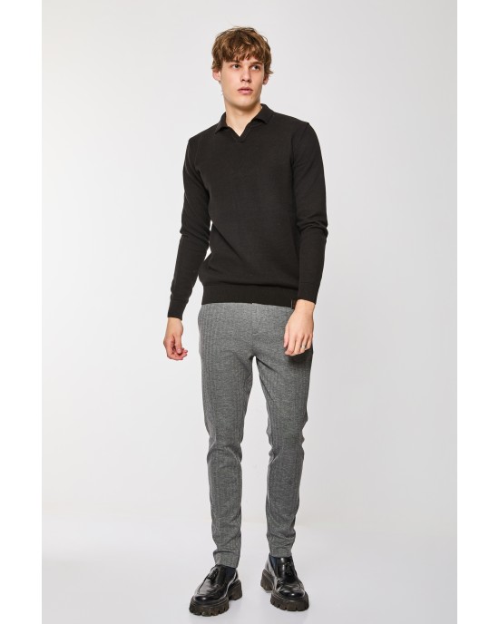 Μπλούζα πλεκτή Artisti Italiani μαύρο ΠΛΕΚΤΕΣ