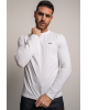 Μπλούζα Boss άσπρη ΜΑΚΡΥΜΑΝΙΚΕΣ