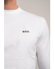 Μπλούζα Boss άσπρη ΜΑΚΡΥΜΑΝΙΚΕΣ