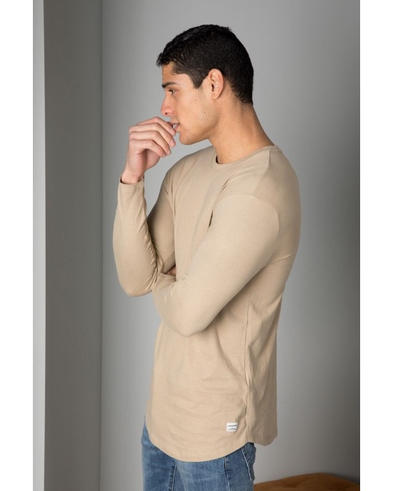Μπλούζα Jack n Jones μπεζ Μπλούζα Jack n Jones μπεζ
