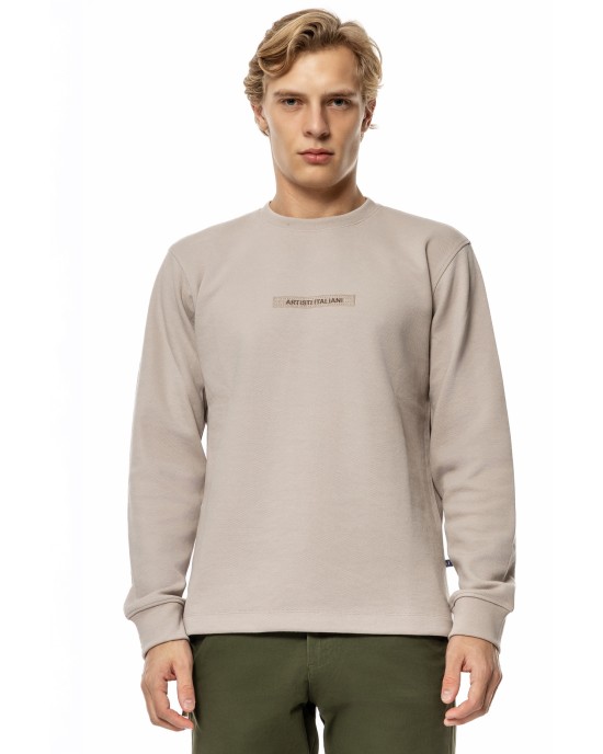 Μπλούζα Artisti Italiani μπεζ ΜΑΚΡΥΜΑΝΙΚΕΣ