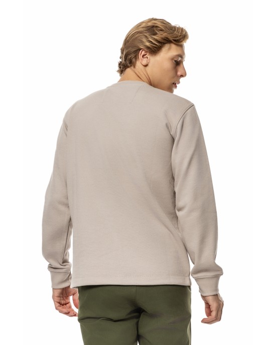 Μπλούζα Artisti Italiani μπεζ ΜΑΚΡΥΜΑΝΙΚΕΣ