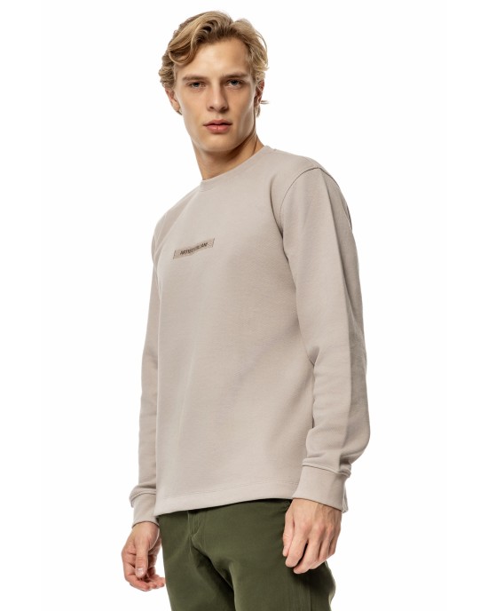 Μπλούζα Artisti Italiani μπεζ ΜΑΚΡΥΜΑΝΙΚΕΣ