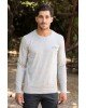 Μπλούζα Jack n Jones γκρι Μπλούζα Jack n Jones γκρι
