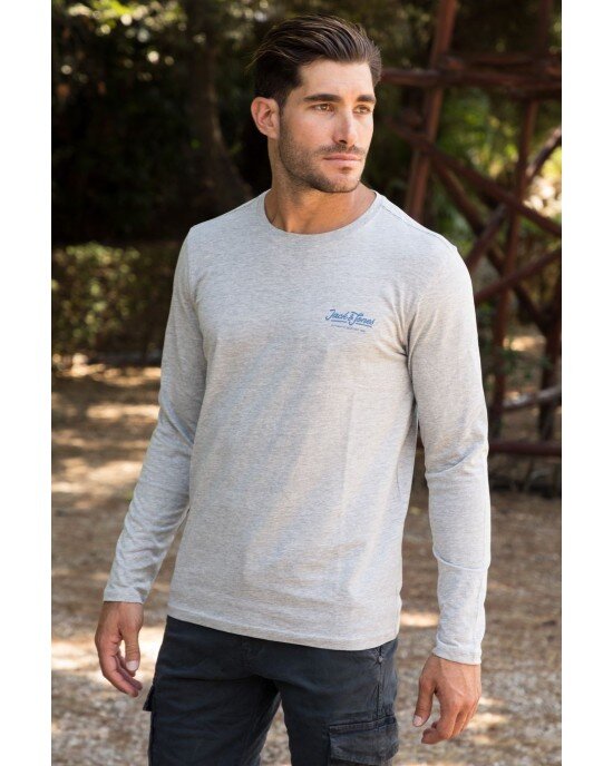 Μπλούζα Jack n Jones γκρι Μπλούζα Jack n Jones γκρι