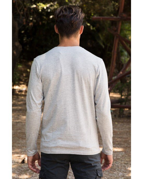 Μπλούζα Jack n Jones γκρι Μπλούζα Jack n Jones γκρι