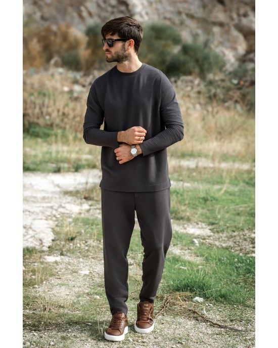 Μπλούζα Vittorio γκρι ΜΑΚΡΥΜΑΝΙΚΕΣ