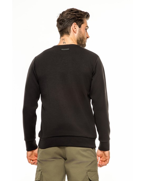 Μπλούζα Rebel μαύρη ΜΑΚΡΥΜΑΝΙΚΕΣ