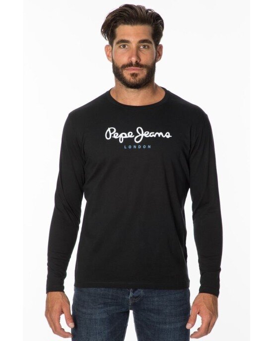 Μπλούζα Pepe Jeans μαύρο