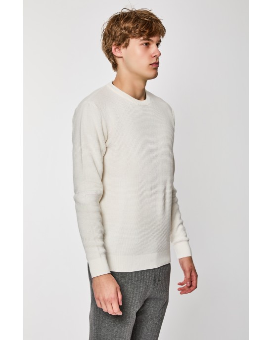 Μπλούζα πλεκτή Artisti Italiani άσπρο ΠΛΕΚΤΕΣ