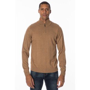 Μπλούζα πλεκτή Frank Taylor μπεζ