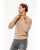 Μπλούζα πλεκτή Tommy Jeans μπεζ ΠΛΕΚΤΕΣ