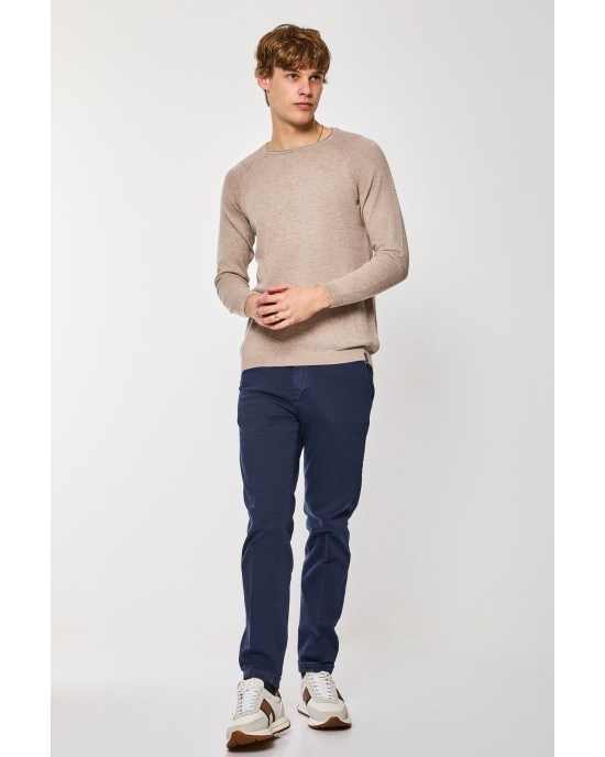 Μπλούζα πλεκτή Artisti Italiani μπεζ ΠΛΕΚΤΕΣ