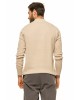 Μπλούζα πλεκτή Vittorio μπεζ ΠΛΕΚΤΕΣ
