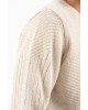 Μπλούζα πλεκτή Vittorio μπεζ ΠΛΕΚΤΕΣ