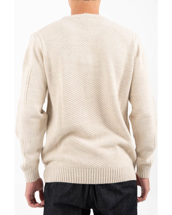 Μπλούζα πλεκτή Vittorio μπεζ ΠΛΕΚΤΕΣ