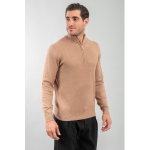 Μπλούζα πλεκτή Vittorio ταμπά