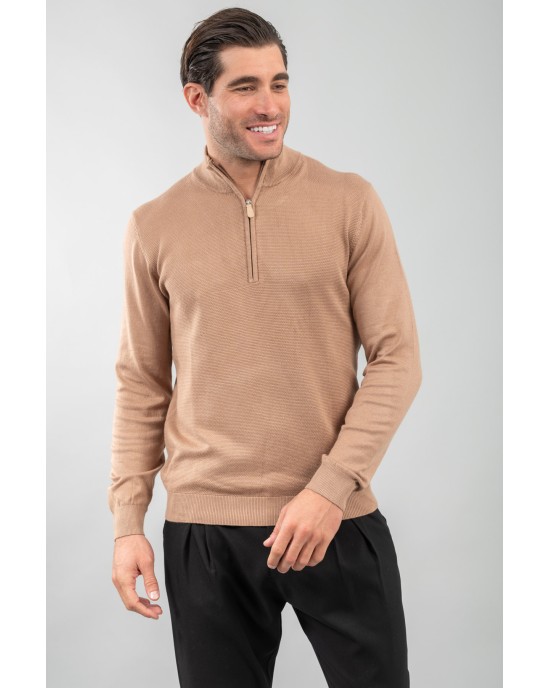 Μπλούζα πλεκτή Vittorio ταμπά ΠΛΕΚΤΕΣ