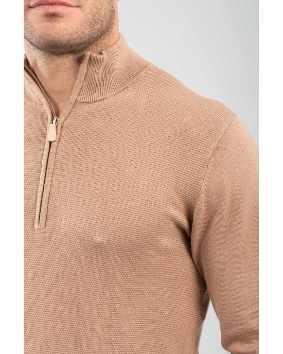 Μπλούζα πλεκτή Vittorio ταμπά ΠΛΕΚΤΕΣ