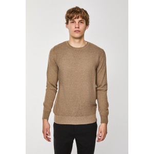 Μπλούζα πλεκτή Artisti Italiani καφέ