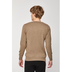 Μπλούζα πλεκτή Artisti Italiani καφέ