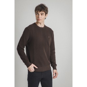 Μπλούζα πλεκτή Tommy Hilfiger σοκολά