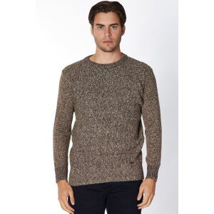 Μπλούζα πλεκτή Lexton καφέ