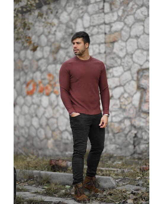 Μπλούζα Jack n Jones καφέ Μπλούζα Jack n Jones καφέ