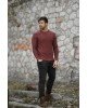 Μπλούζα Jack n Jones καφέ Μπλούζα Jack n Jones καφέ